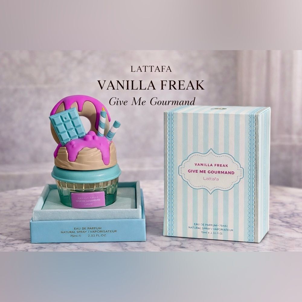 Lattafa Vanilla Freak Give Me Gourmand Eau de Parfum 75ml | Dessert Bottle | NIB